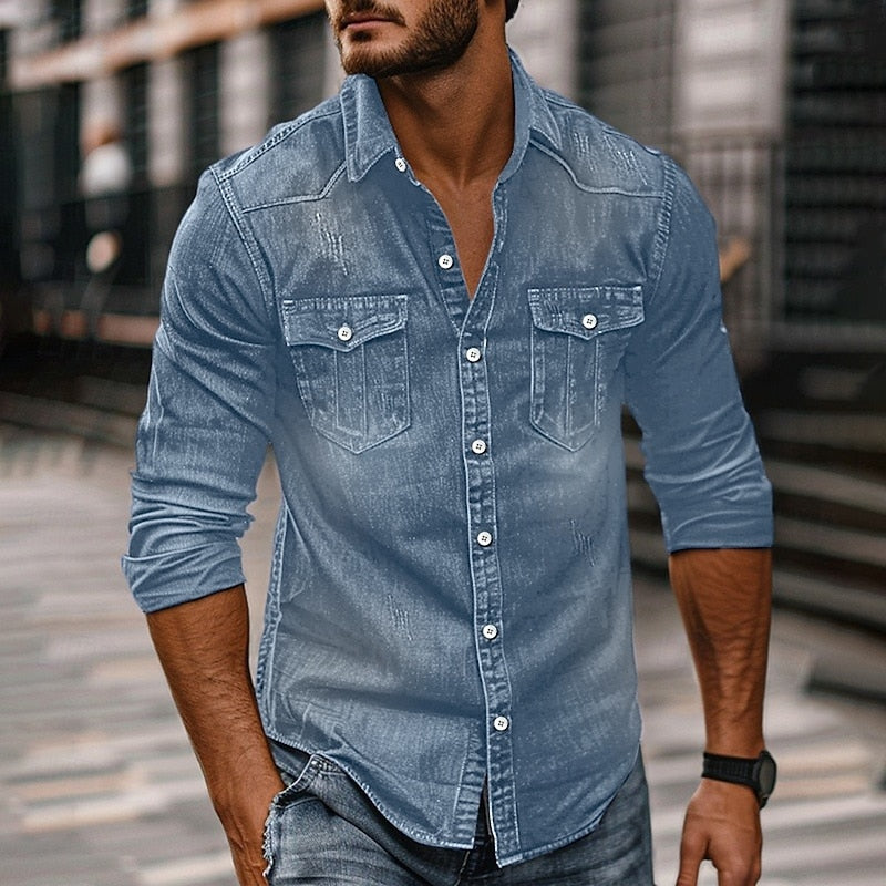 Grady | Rugged Button-Up Shirt