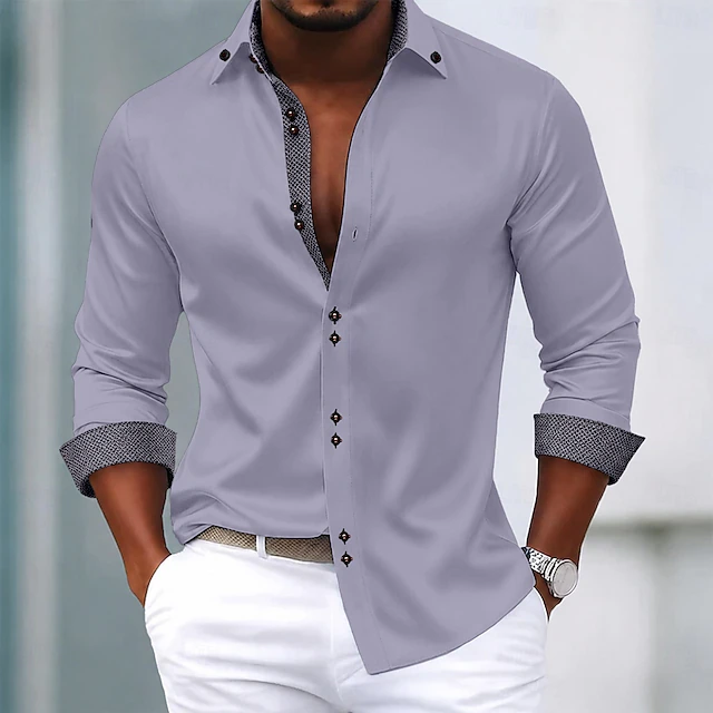 Vincent | Refined Color-Accent Shirt