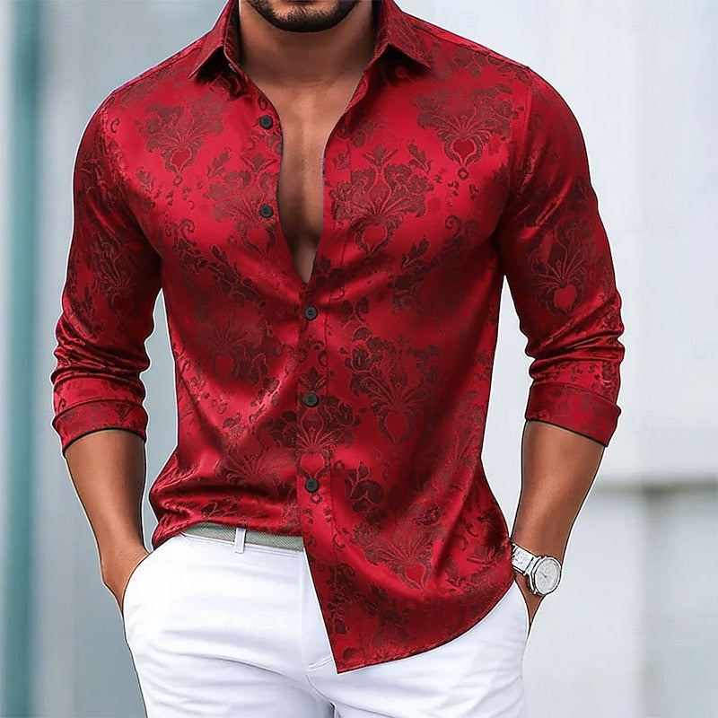 Roman | Refined Floral Dress Shirt