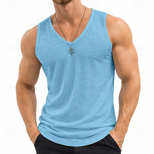 Grant | Sculpted V-Neck Tank Top