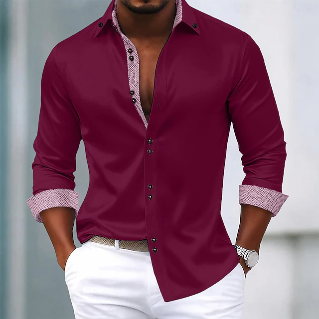 Vincent | Refined Color-Accent Shirt