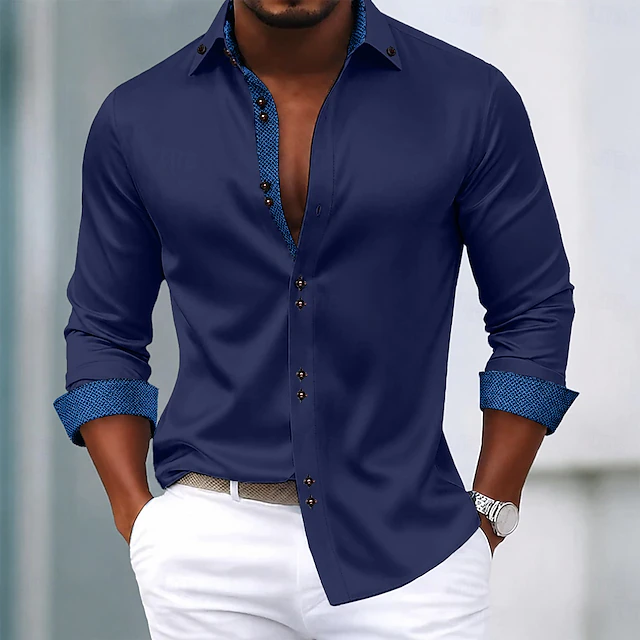 Vincent | Refined Color-Accent Shirt