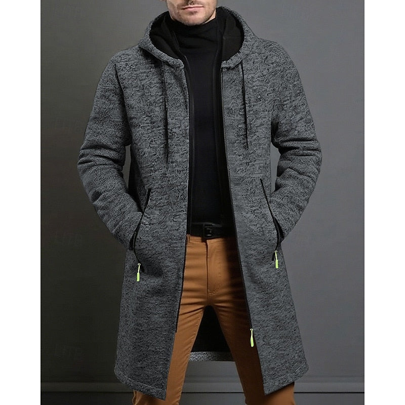 Vaughn | Hooded Longline Coat