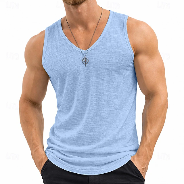 Grant | Sculpted V-Neck Tank Top