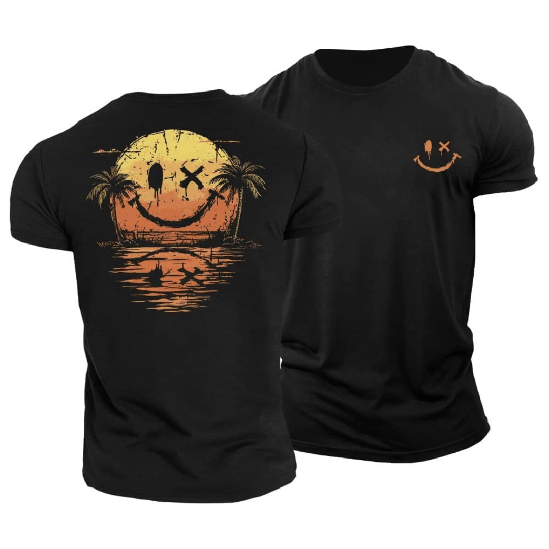 Tyler | Summer Smiley Beach T-Shirt