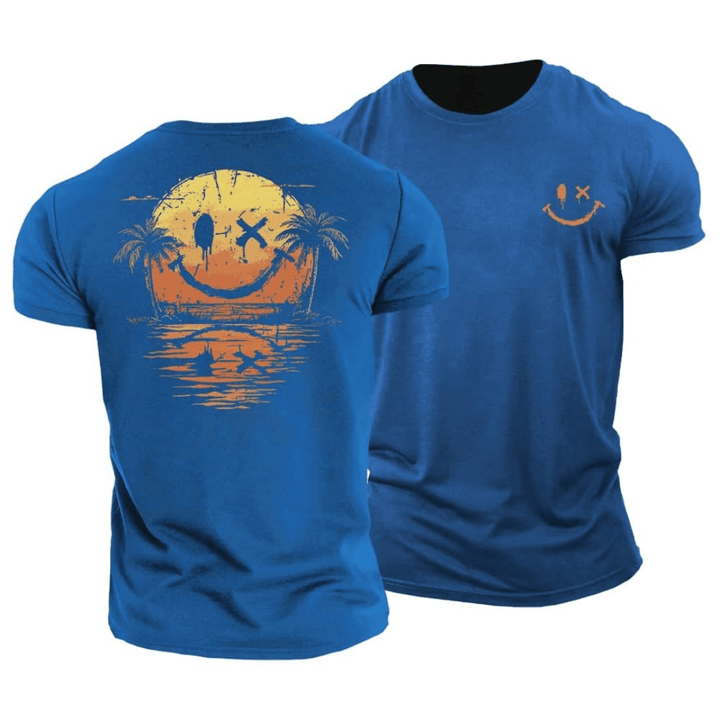 Tyler | Summer Smiley Beach T-Shirt