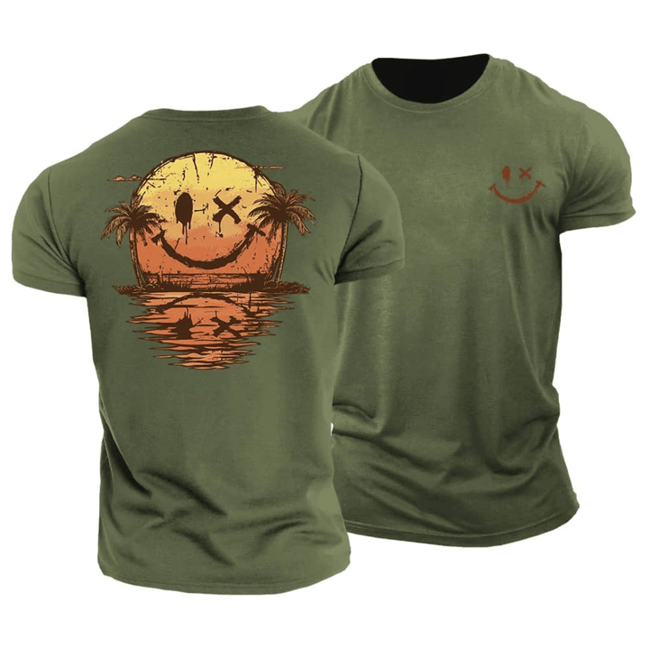 Tyler | Summer Smiley Beach T-Shirt