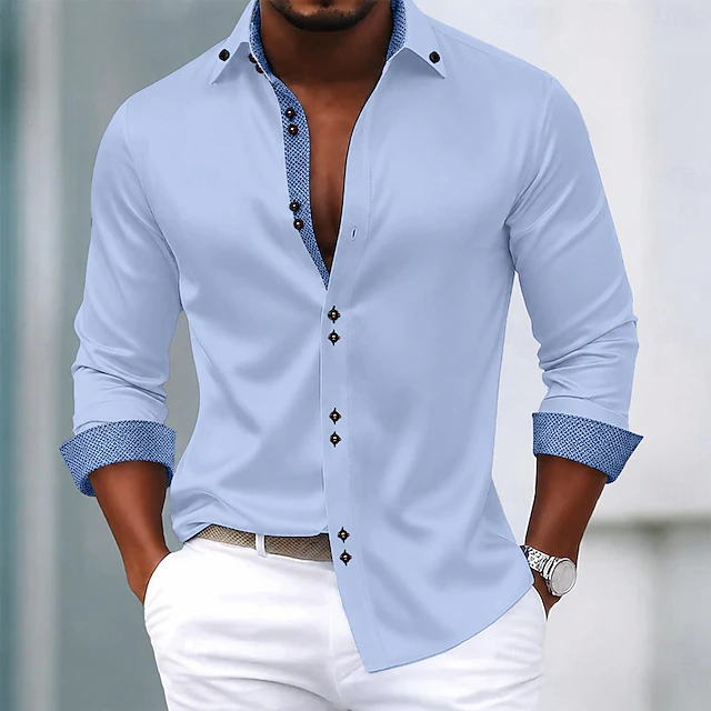 Vincent | Refined Color-Accent Shirt