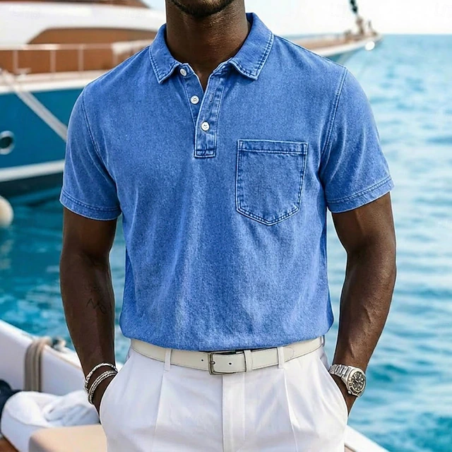 Vincent | Vintage-Washed Polo Shirt