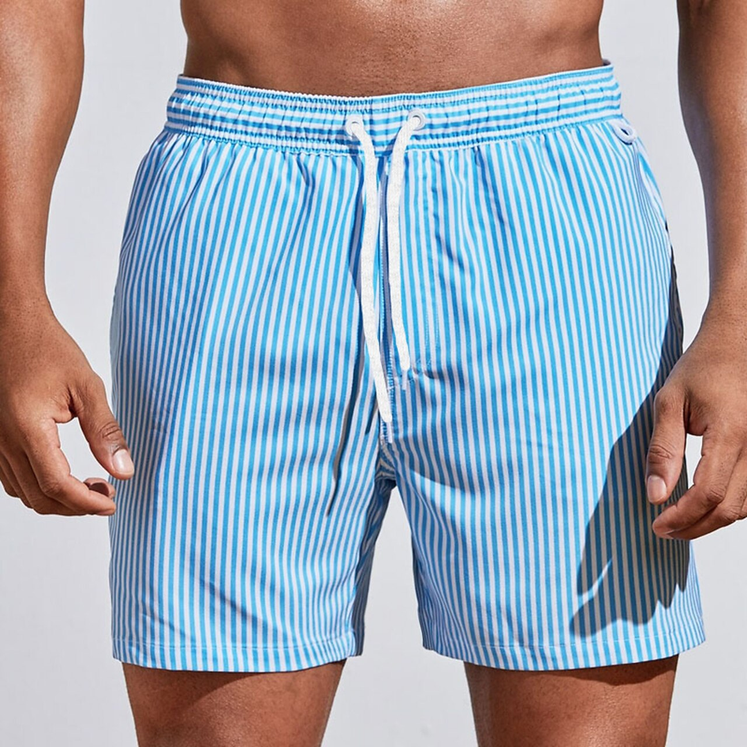 Wyatt | Refined Striped Swim Shorts