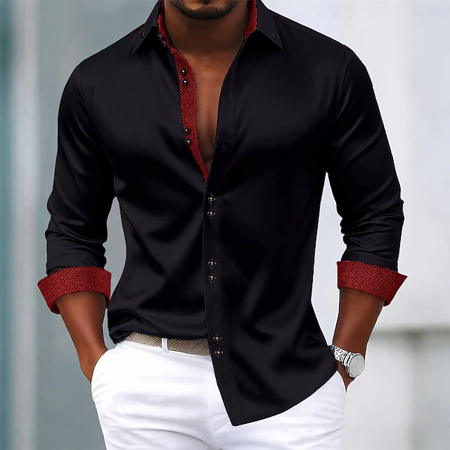 Vincent | Refined Color-Accent Shirt