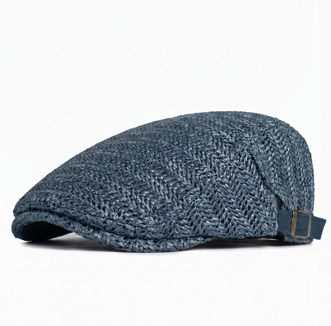 Everett | Woven Summer Flat Cap