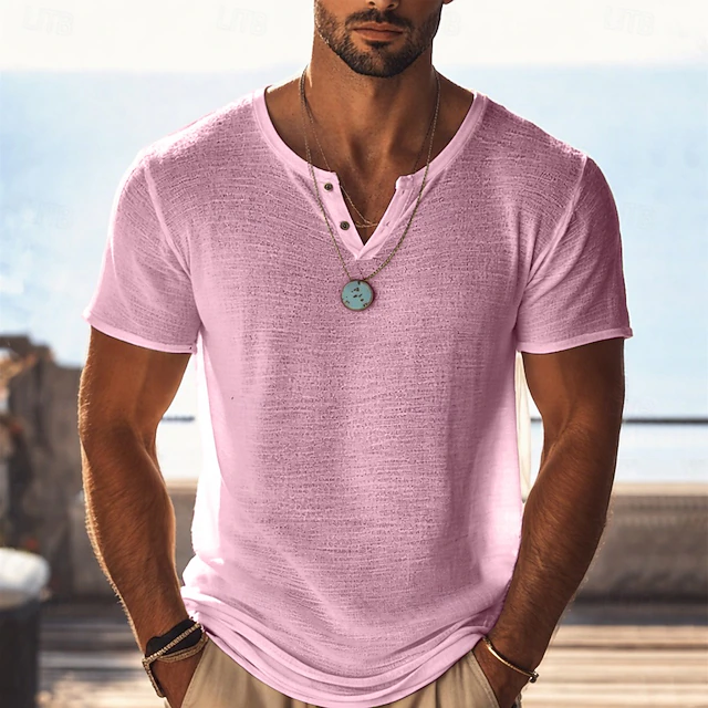 Oliver | Relaxed Henley T-Shirt